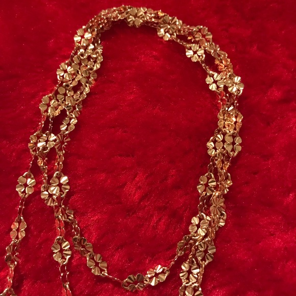 Vintage Bronze Milor Italy Rose Gold Link Necklace - Picture 9 of 16